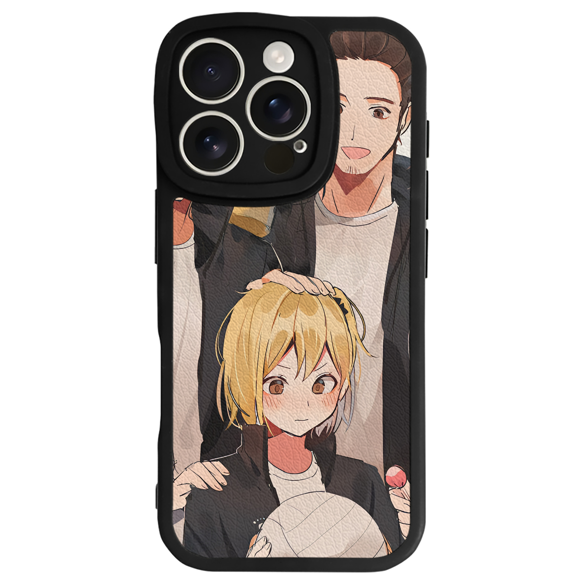 （画像用） ハイキュー!! Haikyu!! 【iPhone 16シリーズ対応】シリコンスマホケース（レザー調） 材質：シリコン